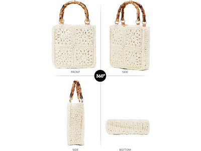 Sac seau en paille pour enfant sac d'été amusant sac à dos mode de haute qualité