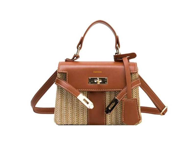 Sac Bandoulière en Paille Cœur Cheval Italie Japon Juste Sacs Sac à Main Enfant Grand Micro