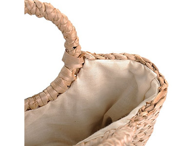 Sac de plage en paille Espagne logo d'été Philippines jute raphia avec fenêtre