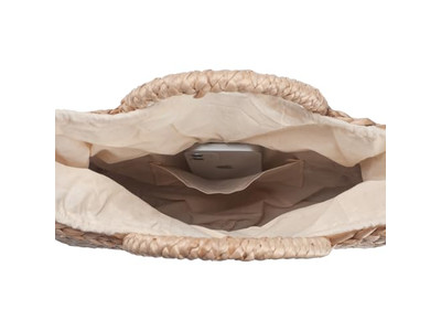 Sac de plage en paille Espagne logo d'été Philippines jute raphia avec fenêtre