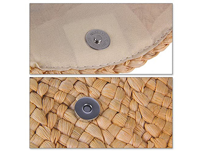 Grands Sacs en Paille Sac de Corde Grise Filet Dame Riz Petite Chaîne Plage Meilleure Tresse