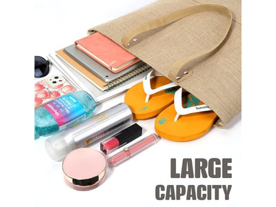 Sac Fourre-tout en Paille Pas Cher Artificiel Personnalisé Demi-Rond