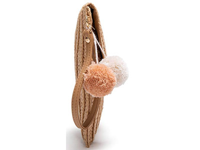 Sac en paille cylindrique cheval vert sacs à main pour femmes tote de plage en maille légère