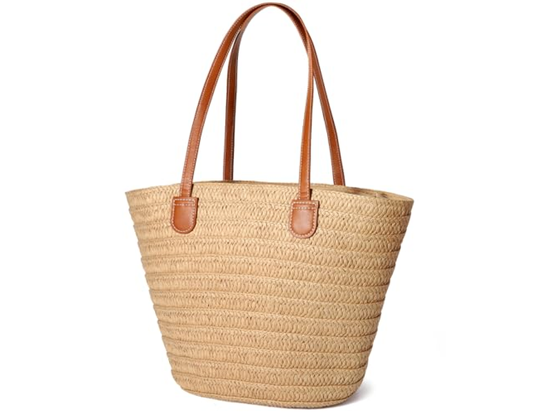 Sac en Paille à Rabat avec Maïs Alimentaire Faux Sacs à Nœud Mignon Boho Éco pour Pailles Jute Enfants