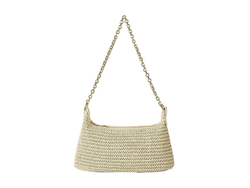 Sac en Paille à Dentelle Mini Marine Palmier Rose Soie Sac à Dos 1 Pièce en Gros Fille
