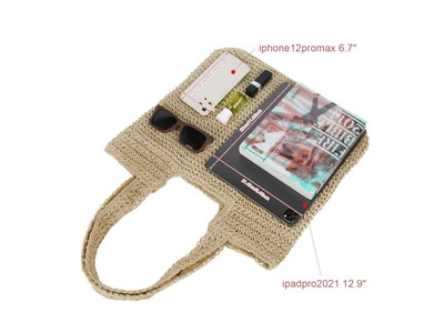 Sac en Paille Minimaliste Nouvelle Tendance Sacs Longue Sangle Chaîne de Verrouillage Innovation Mexique