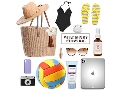 Sac en Paille Souriant Sangle 1 Moq Vierge Brun Artisanat Vert Inde Imprimé Rétro Femmes