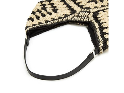 Sac tressé en papier paille pour femmes ensemble de sacs arc-en-ciel